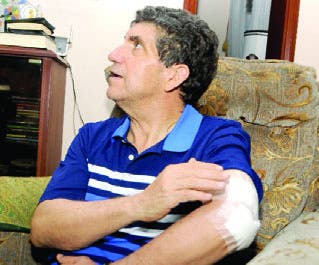 Trifolio fue herido de bala sentado dentro de su casa