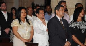 El personal de El DÍA acudió  al acto religioso realizado ayer en la catedral de Santo Domingo.