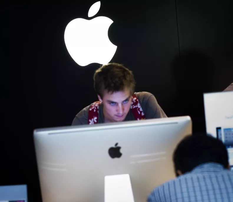 Las acciones de Apple se cotizan