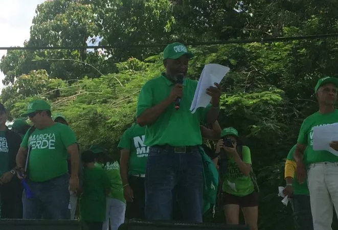 Chocan dirigente leyó manifiesto Marcha Verde en Azua