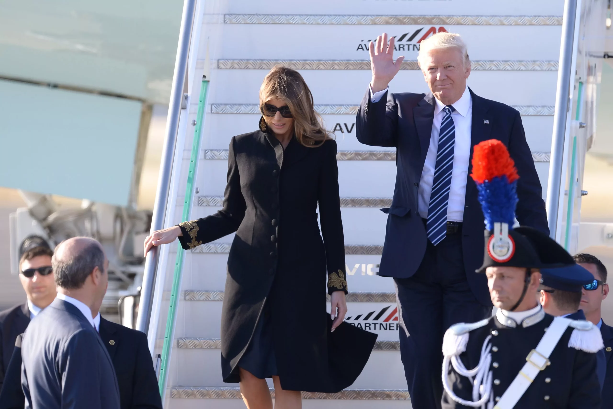 Donald Trump llega a Roma para su encuentro de mañana con el papa Francisco