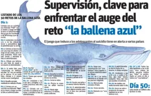 Supervisión, clave para enfrentar el auge del reto “la ballena azul”