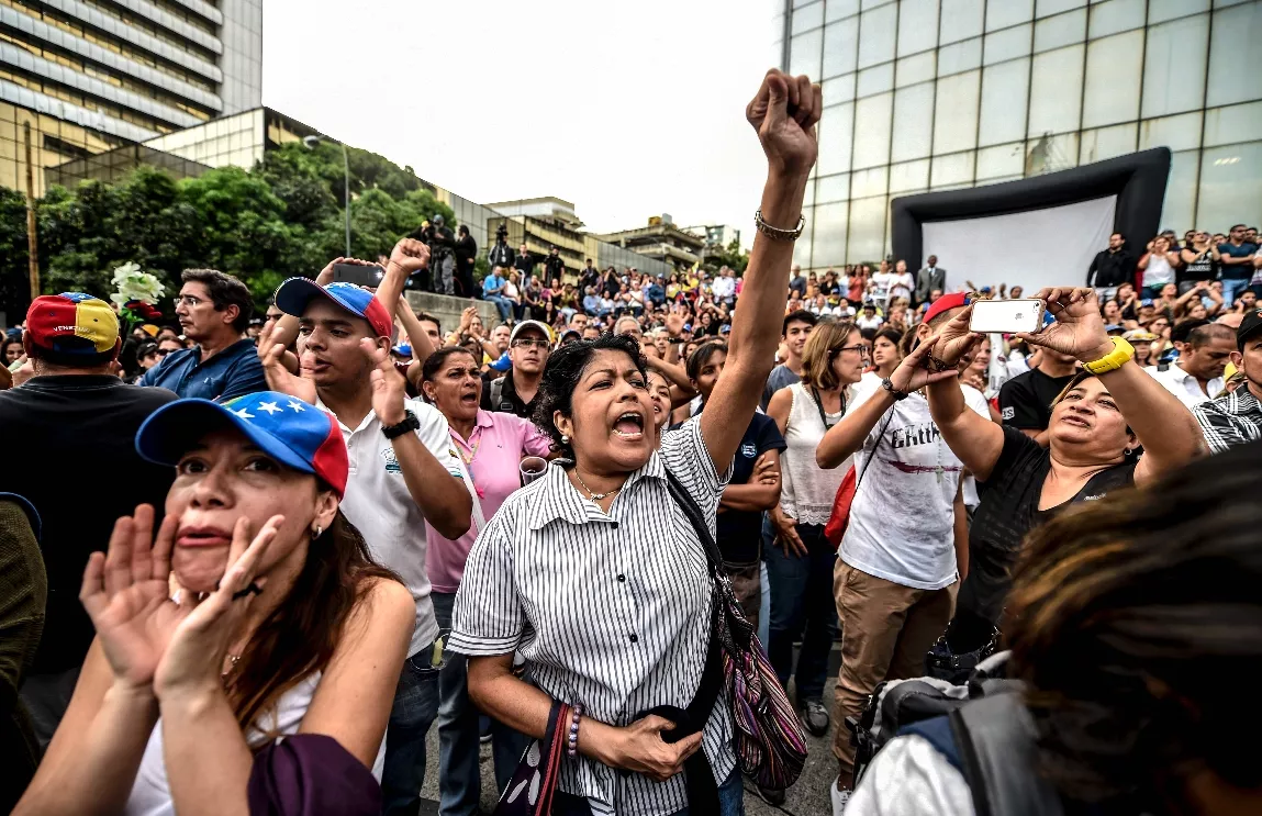 Opositores venezolanos inician concentración “somos millones” en todo el país