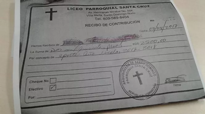 Denuncian liceo cobra RD$2,500 por inscripción