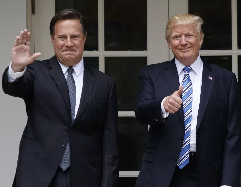 Donald Trump, Juan Carlos Varela