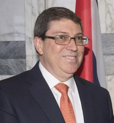 EL MINISTRO DE ASUNTOS EXTERIORES DE CUBA BRUNO RODRIGUEZ