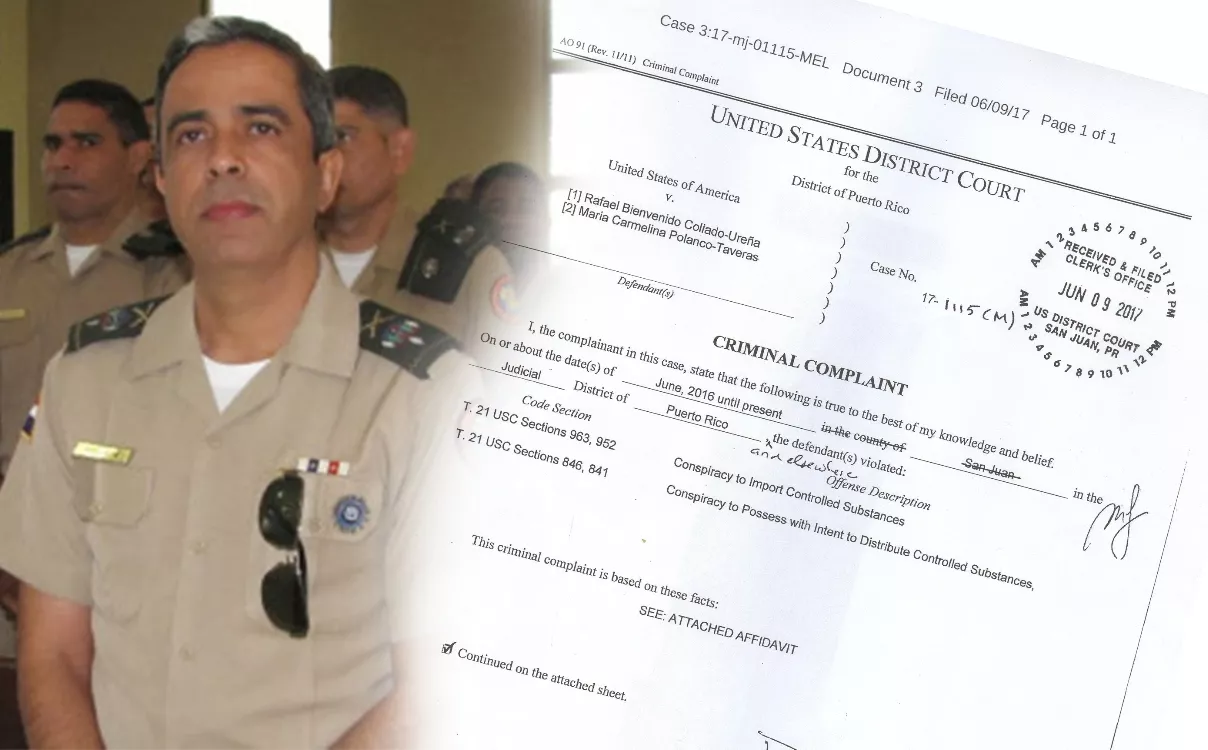 DEA afirma coronel le entregó US$60 mil a agente encubierto