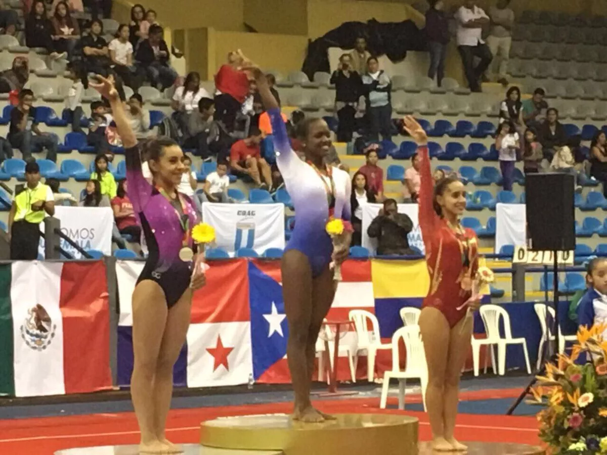 Gimnasta Yamilet Peña gana oro en Festival Centroamericano en Guatemala