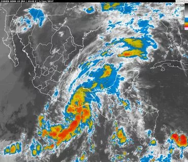 Depresión tropical se dirige a costas de Oaxaca, México