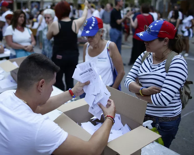 Venezolanos van a votar contra la Constituyente