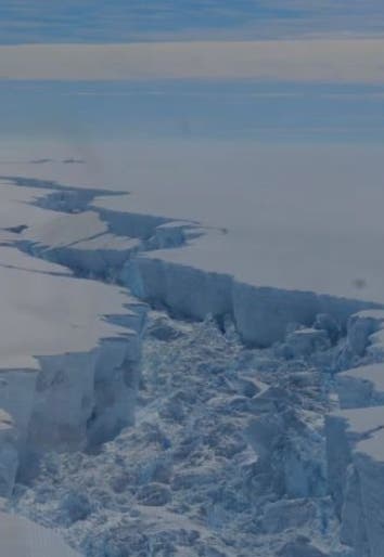 El iceberg más grande se desprendió de la Antártida
