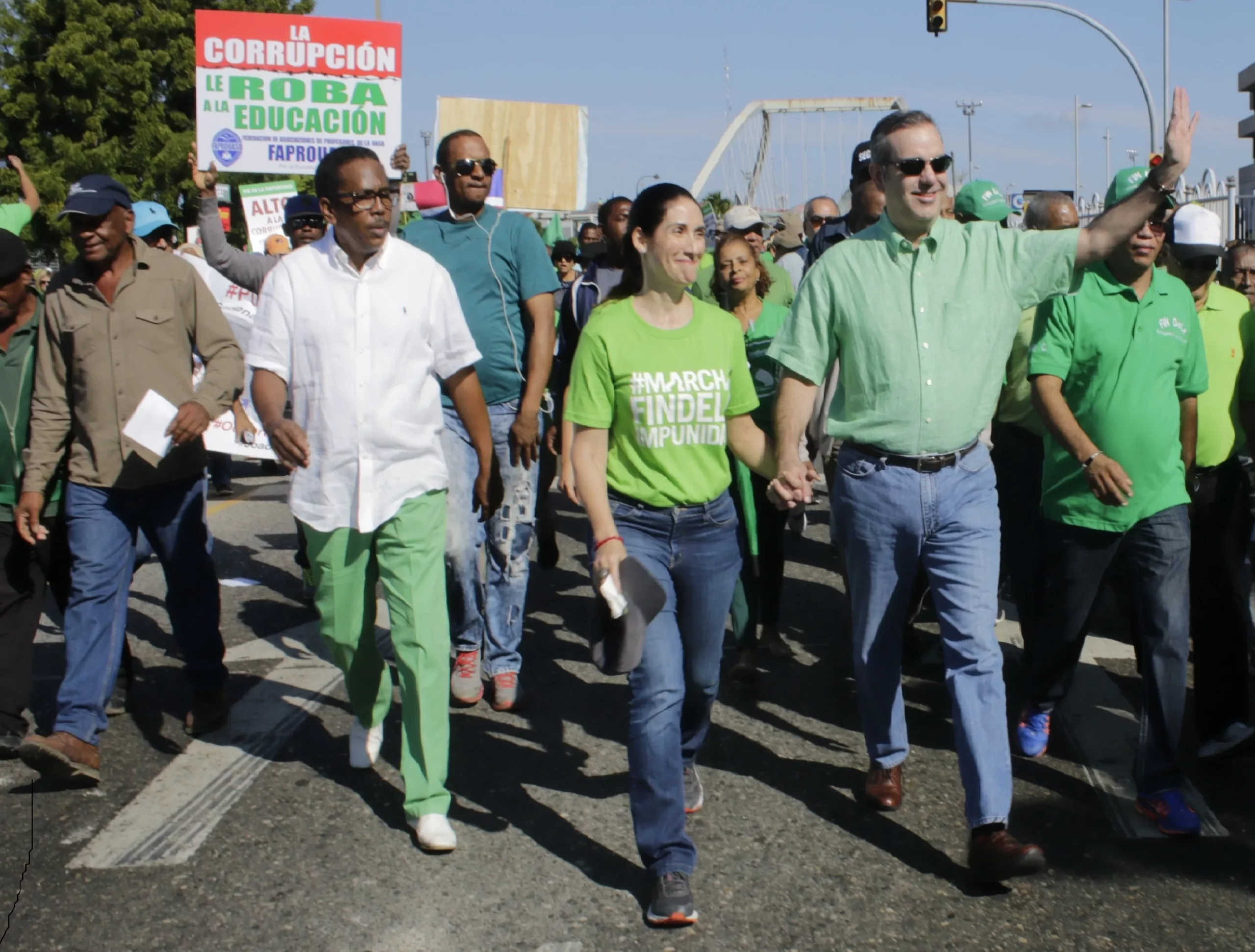 Luis Abinader llama a respaldar la Marcha Verde del domingo