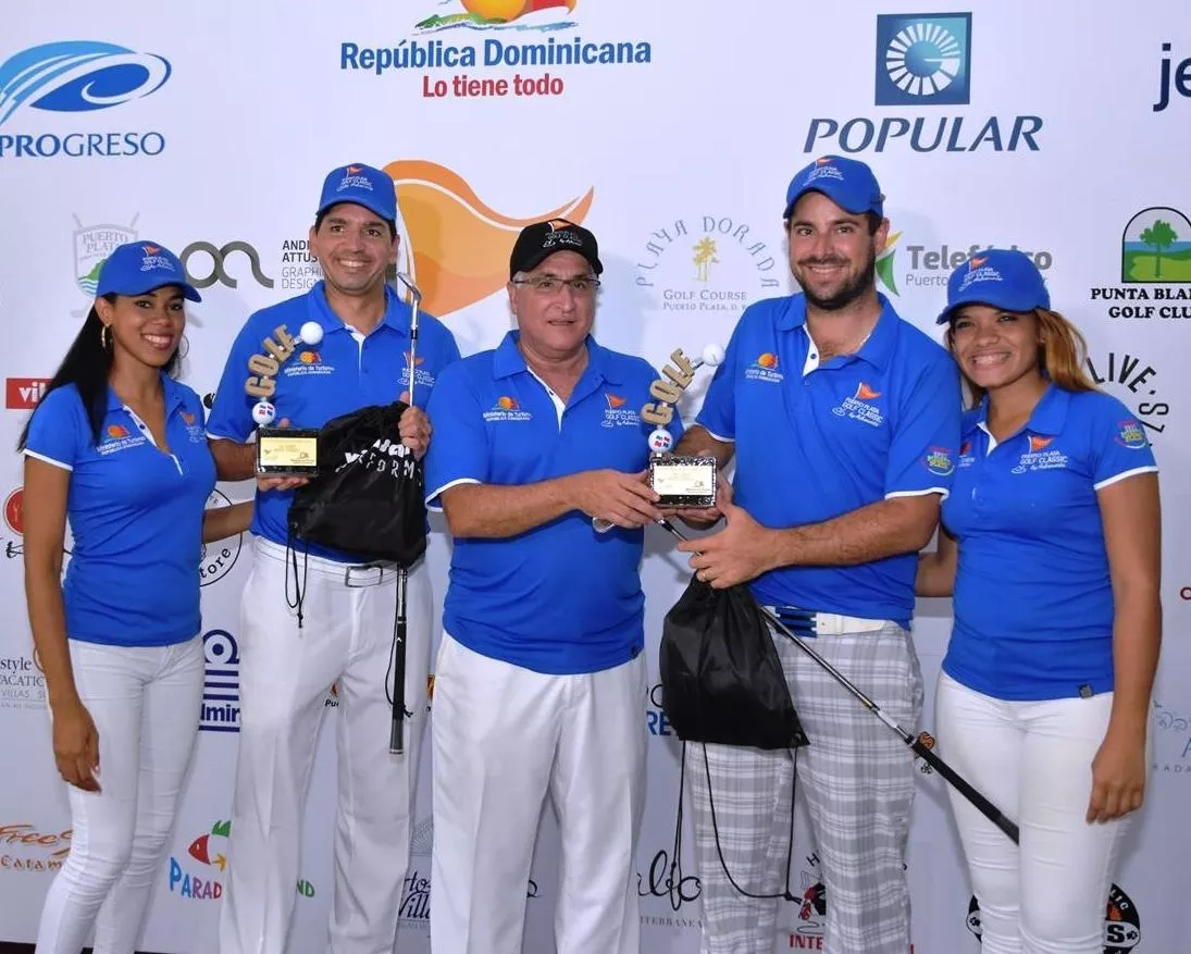 Rodríguez y Medina conquistan mejor score bruto en 5ta versión del torneo Puerto Plata Golf Classic