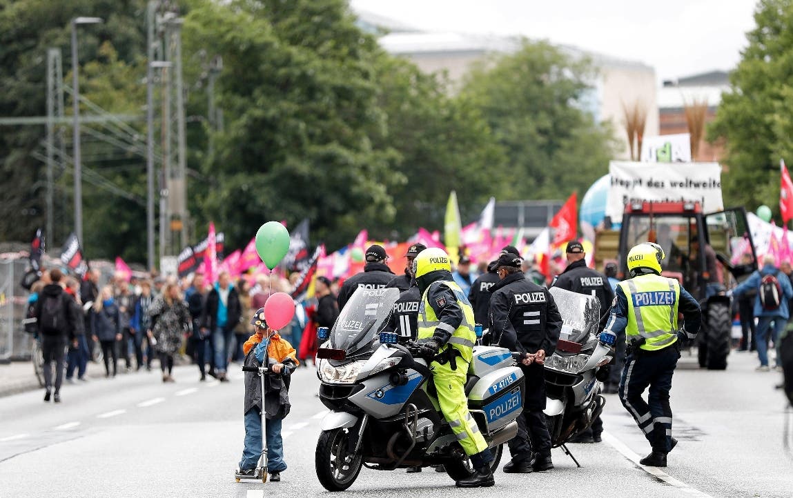 Al menos 10.000 manifestantes en Hamburgo contra la cumbre G20