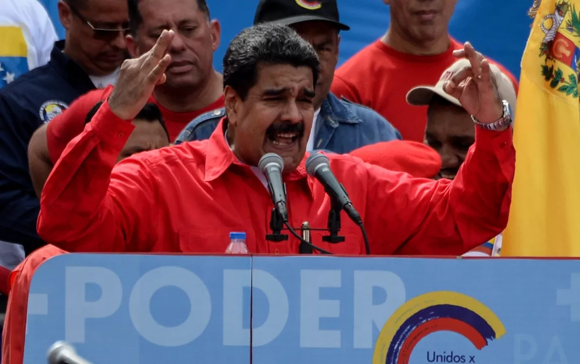 Nicolás Maduro cierra campaña para constituyente en medio de paro