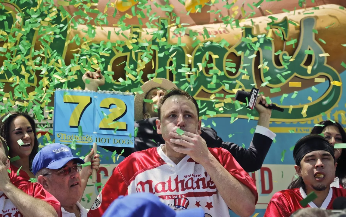 Nathans Hot Dog Contest