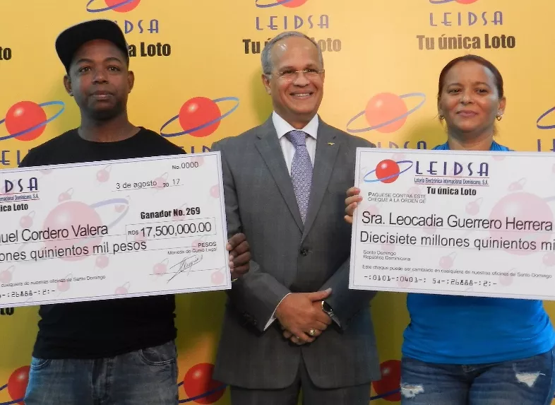 La Leidsa entrega 35 millones a dos  ganadores