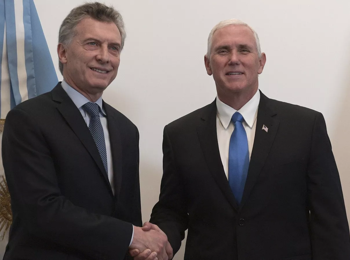 Mike Pence, Mauricio Macri