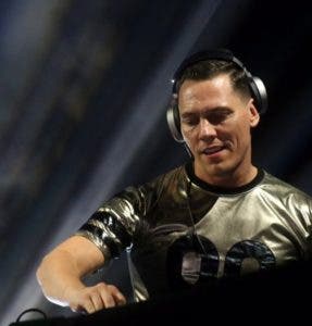 El Dj  holandés Tiësto durante el festival Presidente de 2014. archivo