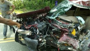 Accidentes dejan 2 muertos y 9 heridos en Gaspar Hernández y Puerto Plata