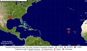 La tormenta tropical Harvey se debilita sobre el suroeste de Luisiana