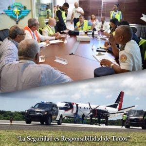 CESAC realiza simulacro sobre secuestro de un avión en el Aeropuerto La Isabela