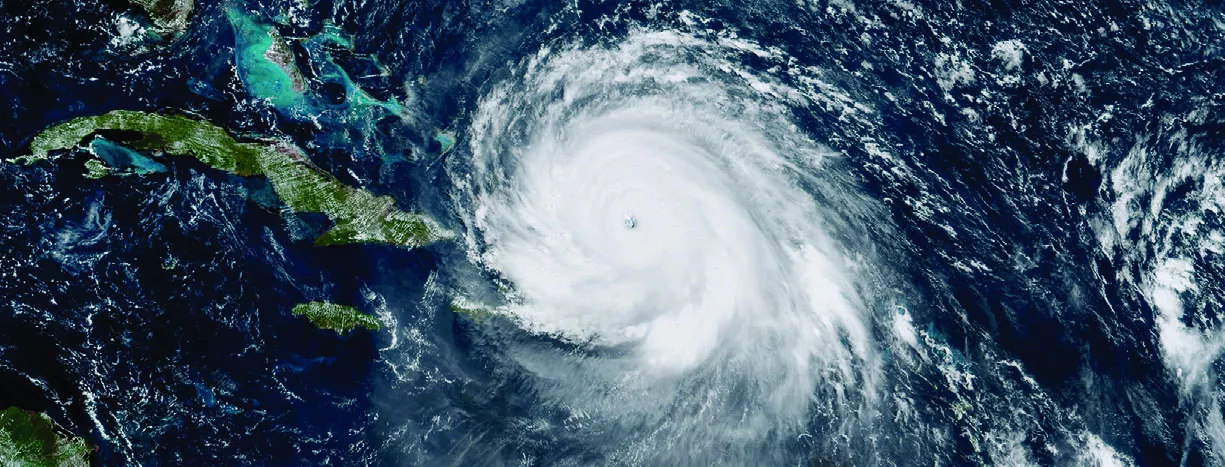 Figuras en labor desde sus redes por huracán Irma