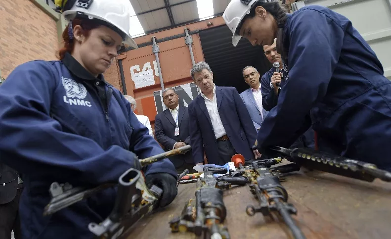 COLOMBIA-FARC-PEACE-DISARMAMENT-SANTOS