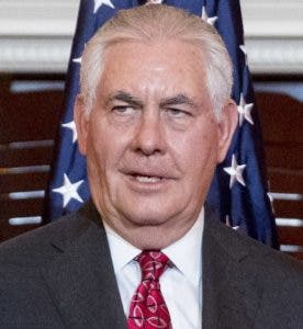 Secretario  Rex Tillerson va a China