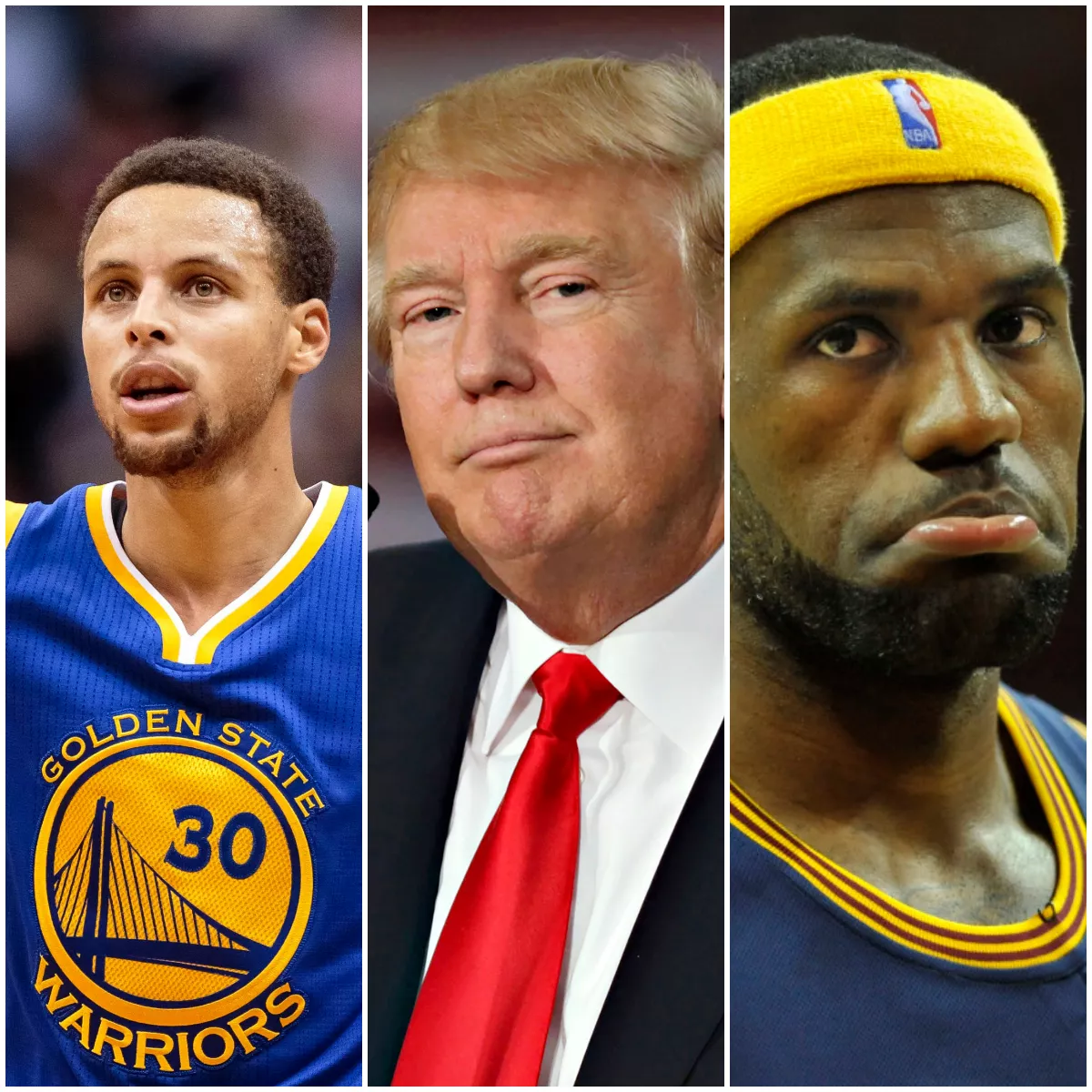 Donald Trump se enfrenta a estrellas del deporte de EU como Curry y LeBron de la NBA