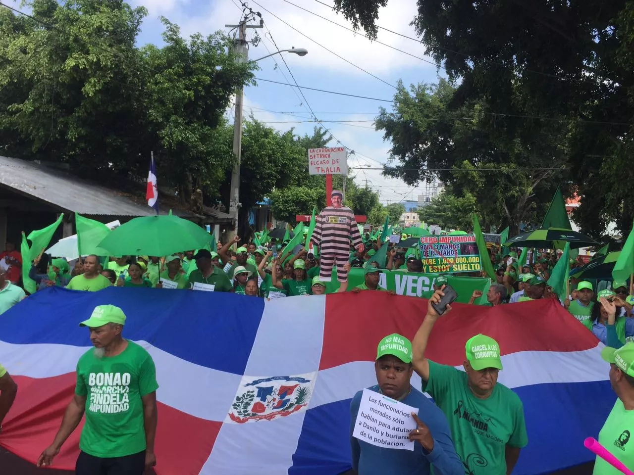 Marcha Verde La Vega llama a extender la lucha contra la impunidad