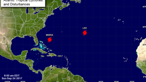 Lee ya es huracán de categoría 1 y María baja a categoría 2