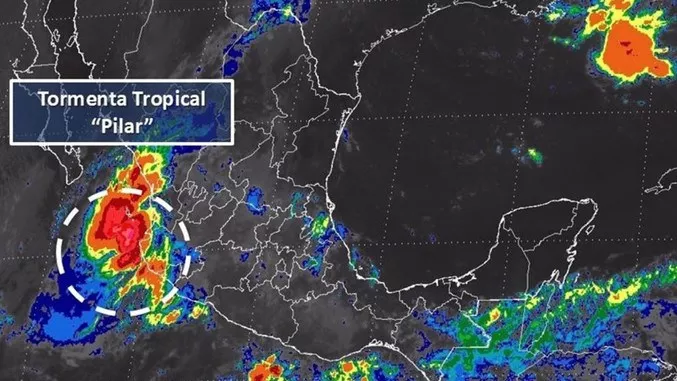 Se forma la tormenta Pilar, está cerca de empapar Puerto Vallarta, en México