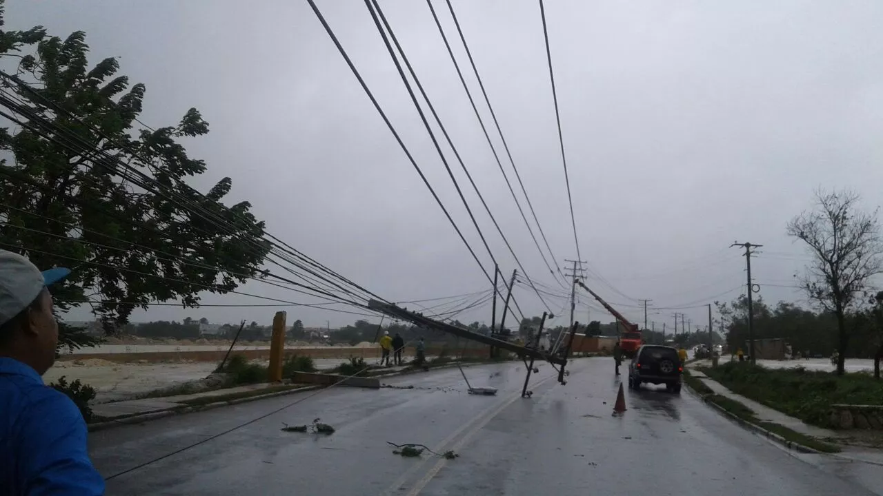 CDEEE reporta zonas del Este y el Norte con averías por efectos de huracán María