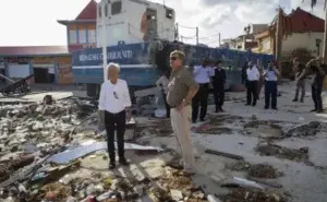 Destrucción en San Martin es “peor que una zona de guerra” según rey holandés