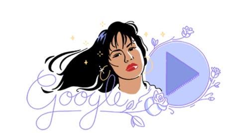 Doodle de Google rinde homenaje a Selena Quintanilla