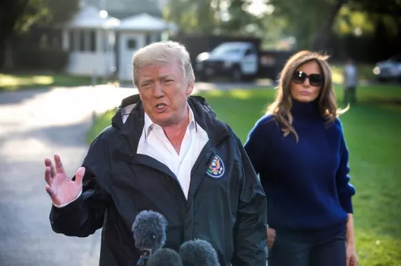 Trump viaja a Puerto Rico para ver la recuperación tras el paso del huracán