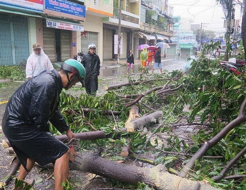 Tifón arrasa en ciudad Vietnam