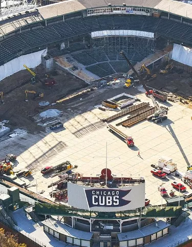 Continúa renovación del estadio de los Cubs