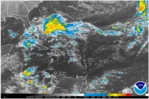 ONAMET prevé escasas lluvias y temperaturas agradables para hoy