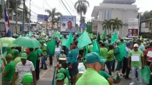 Movimiento Marcha Verde se manifiesta en San Cristóbal contra la corrupción