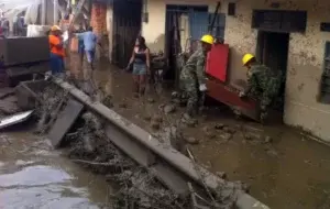 Colombia: cuatro muertos y 18 desaparecidos por alud de lodo