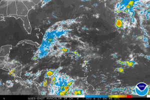 Meteorología pronostica aguaceros débiles para este lunes