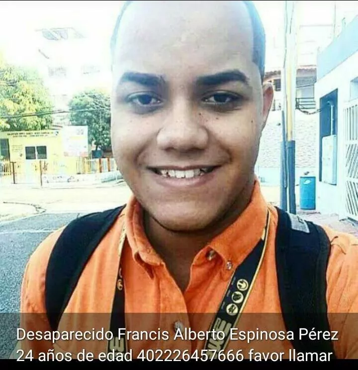 Joven de 24 años está desaparecido