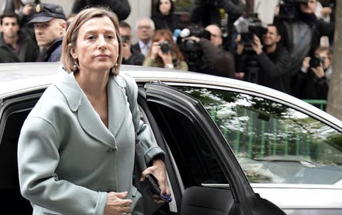 Dictan cárcel para presidenta de Parlamento de Cataluña