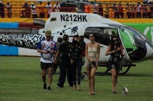 IDAC considera una «falta grave» aterrizaje del helicóptero de Karim al Estadio Cibao