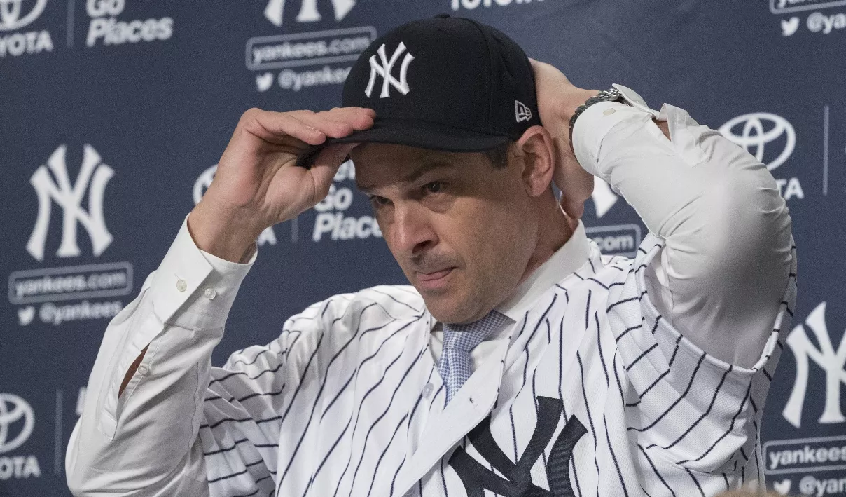 Aaron Boone inicia era como mánager Yankees