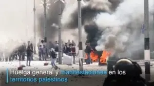 Enfrentamientos en los territorios palestinos tras el reconocimiento de Jerusalem como capital de Israel