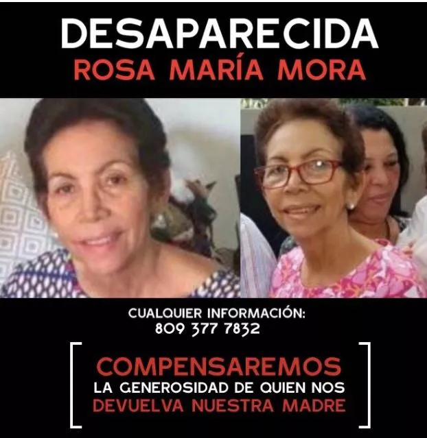 Familiares continúan búsqueda de Rosa María Mora