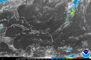 Meteorología pronostica chubascos dispersos en varias regiones